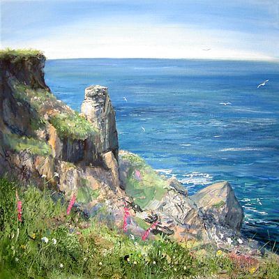 Foxglove Cliffs by Sophi Beharrell