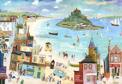 Walking from St. Michael's Mount to Marazion by Serena